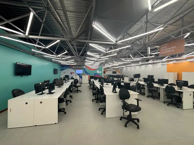 Escritório corporativo entregue pela WS Construções